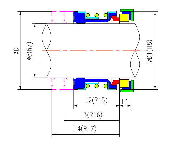 Elastomer Bellow Seals R15R16R17 Elastomer Bellow Seals R15R16R17